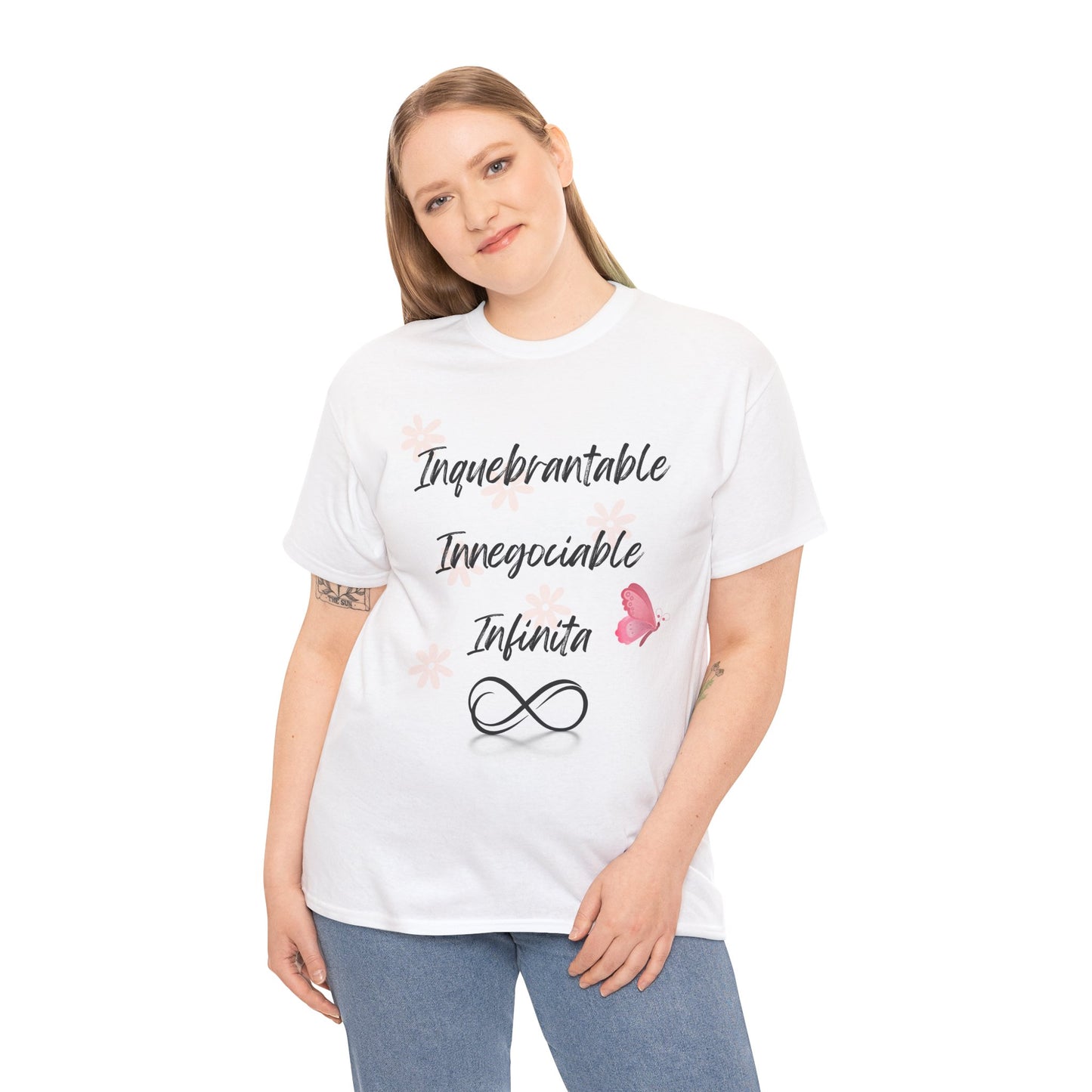 Inspirational Unisex Heavy Cotton Tee, Motivational Shirt, Gift for Him/Her, Casual Wear, Uplifting Apparel, Birthday Gift