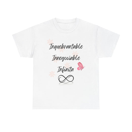Inspirational Unisex Heavy Cotton Tee, Motivational Shirt, Gift for Him/Her, Casual Wear, Uplifting Apparel, Birthday Gift